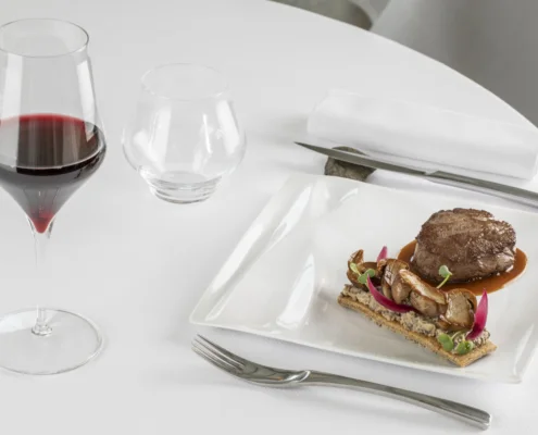 Filet mignon veau champignons
